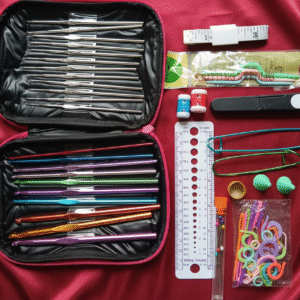Kit de Crochet Complet 100 Pièces : 22 Crochets et Accessoires DIY
