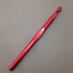 crochet classique en aluminium – taille 3.0 mm (rouge Éclatant)