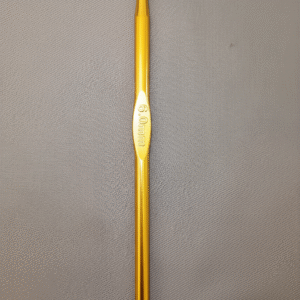 duo de crochets : classique orange or (6.0 mm) et ergonomique résine "jardin tropical"