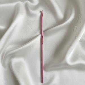 crochet classique en aluminium – taille 3.5 mm (rose poudré)