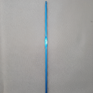 crochet classique en aluminium uni (bleu)