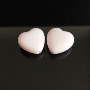 Bouchons d'Aiguilles à Tricoter Cœur Rose Pâle (Stoppers)