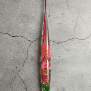 crochet "fleurs Éternelles" – manche ergonomique en résine