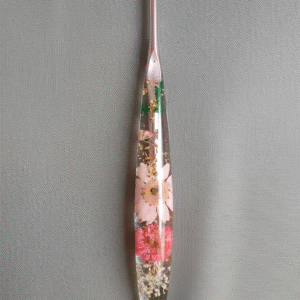 crochet ergonomique luxe – résine "collection douceur et Éclat"