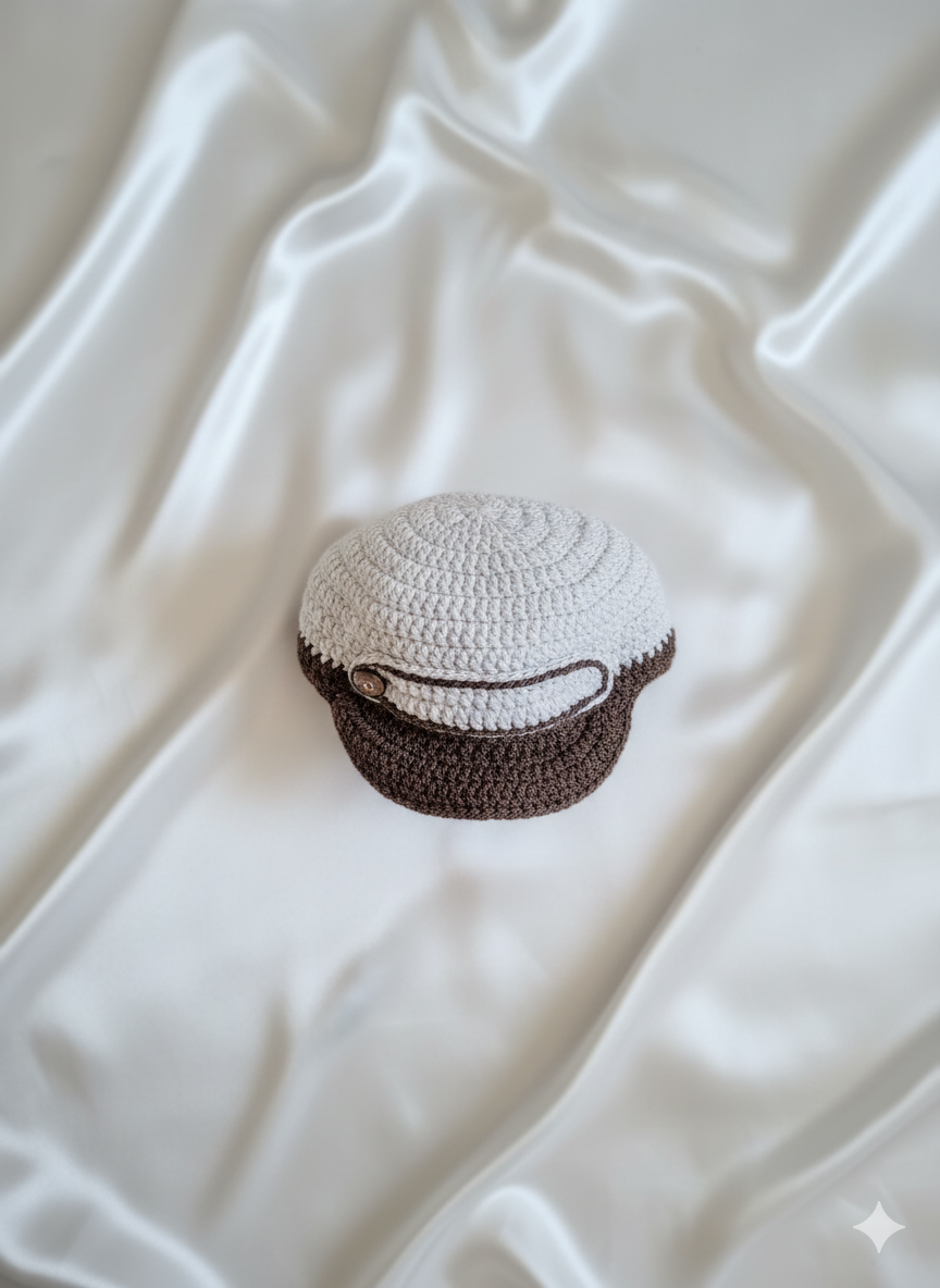 Ensemble Hivernal "Petit Explorateur" (3 Pièces) | Crochet Fait Main (3-6 Mois) – Image 3