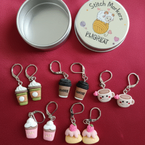 lot de marqueurs de mailles fantaisie – la pause gourmande de vos projets