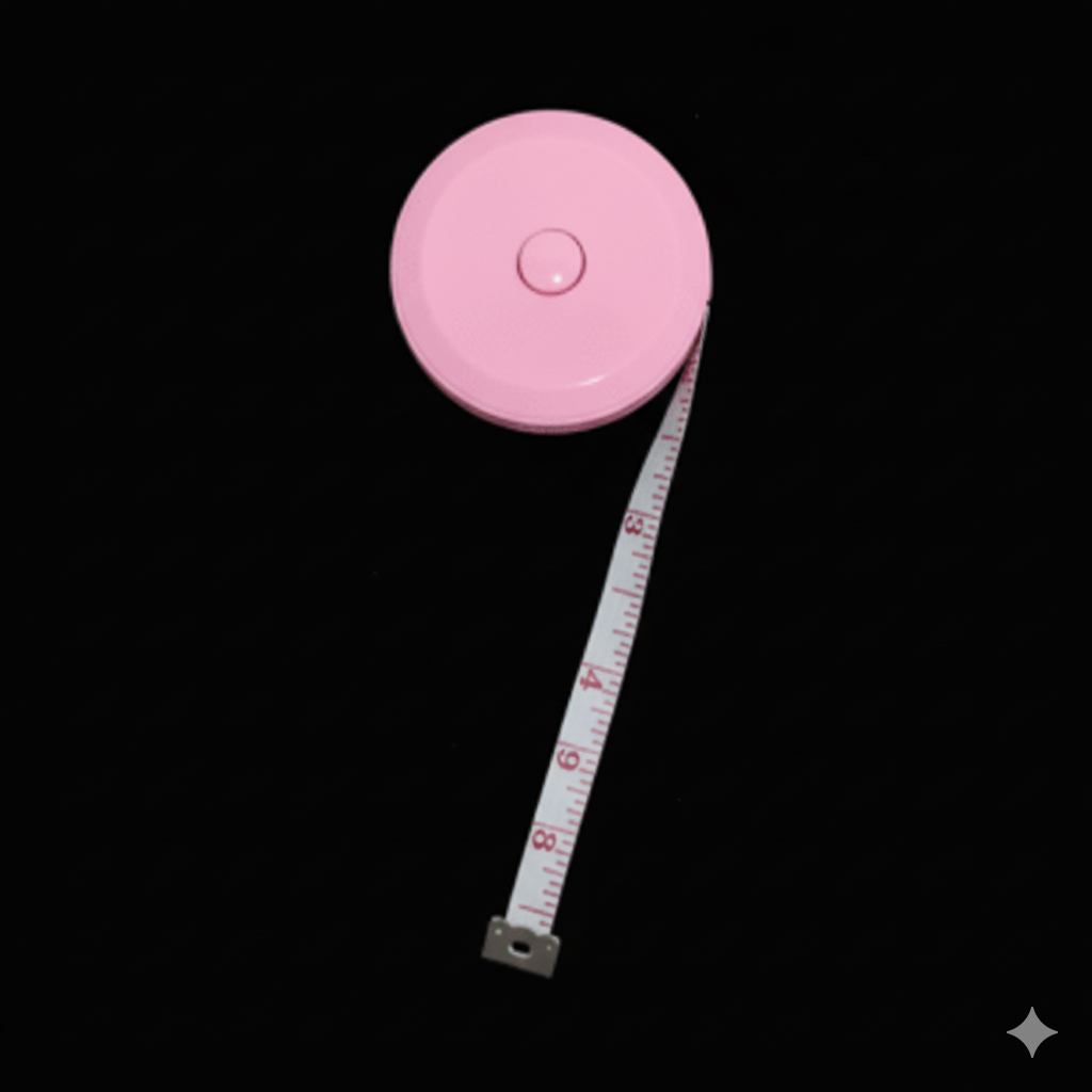 Rubans à Mesurer Rétractables Vert ou Rose – 150 cm / 60 pouces – Couture et Tricot – Image 3