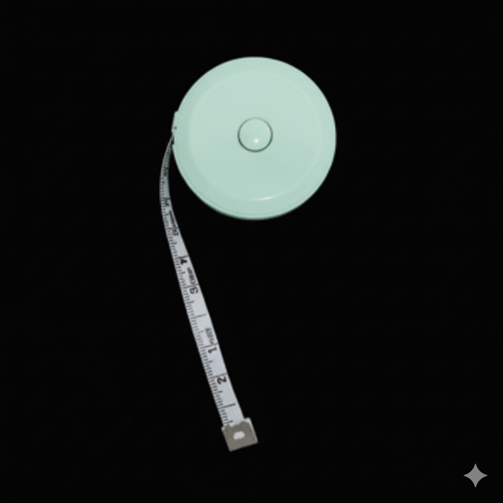 Rubans à Mesurer Rétractables Vert ou Rose – 150 cm / 60 pouces – Couture et Tricot – Image 2