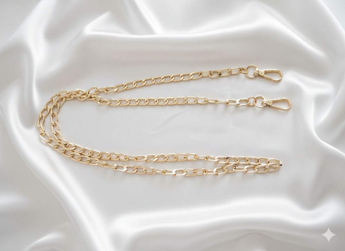 sangle chaîne métal maillons ovales