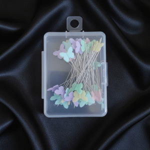 50 Épingles de couture tête papillon | aiguilles décoratives pastels pour diy & couture