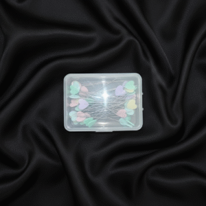 50 Épingles de couture tête cœur | aiguilles décoratives pastels pour patchwork & diy