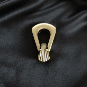 fermoir à pont métal art déco pour sac (tricot/crochet)