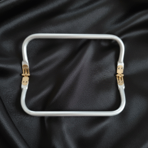 cadre de sac à main rectangulaire | fermoir métal moderne