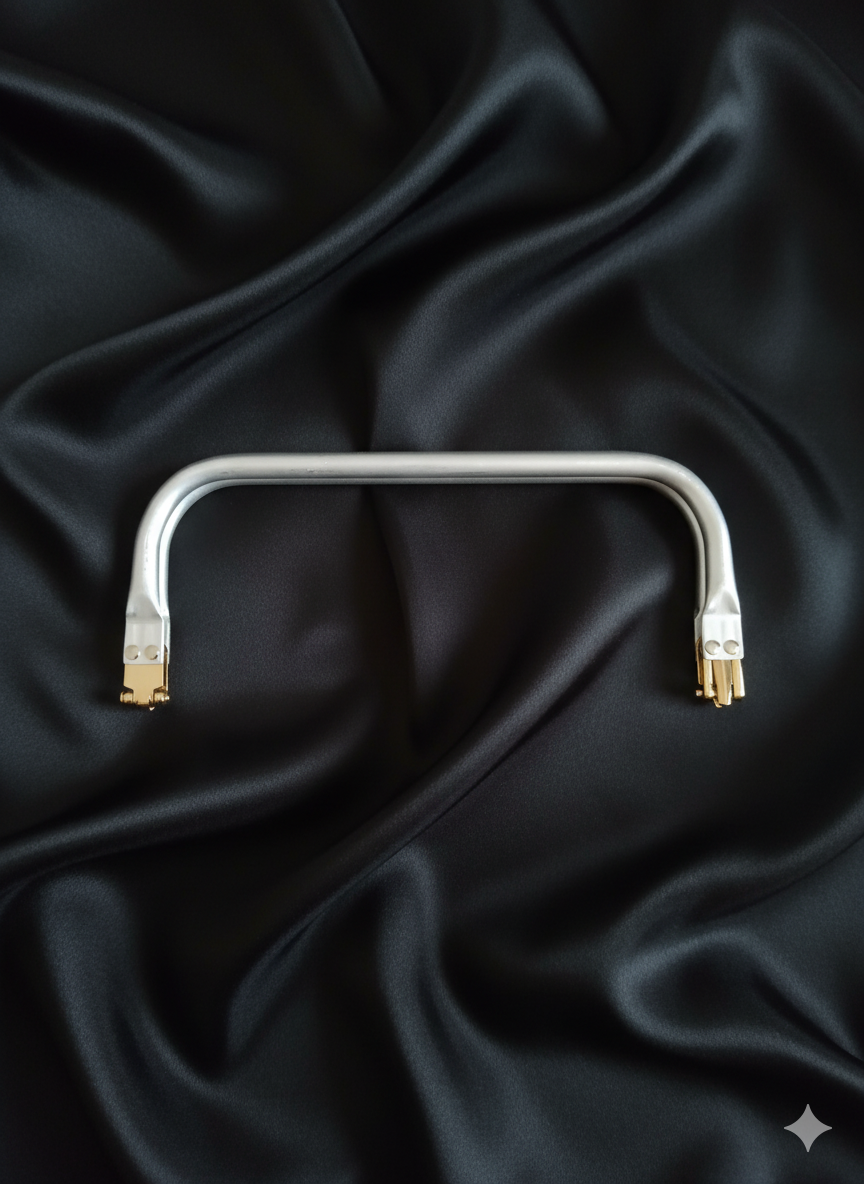 cadre de sac à main rectangulaire | fermoir métal moderne