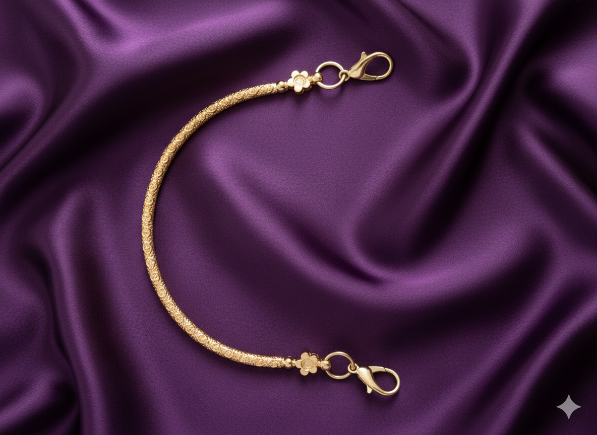 dragonne de sac courte pailletée (mousquetons inclus)