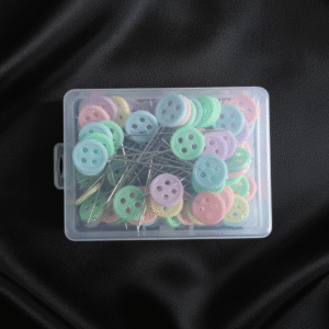 Épingles de Couture  Têtes Boutons (Boite  de 50)